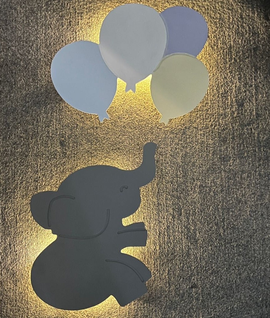 Elephant Balloon Lamp Set